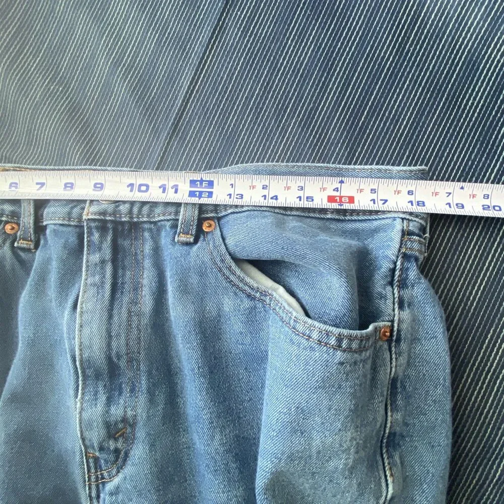 Levi's 505 Regular Fit Men's Jeans Medium Stonewash Straight Leg 38x29 505-4891